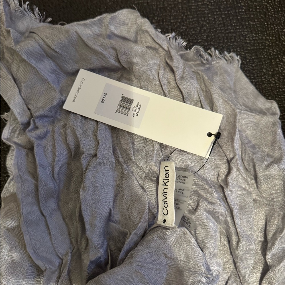 Calvin Klein Silver Scarf